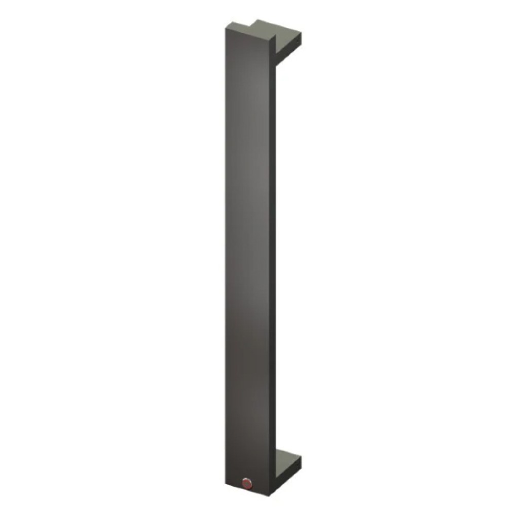 Toalheiro Térmico Jade Vertical Fio Oculto Preto Fosco Bivolt 19.TJ16.PF - Metalworks By Crismoe