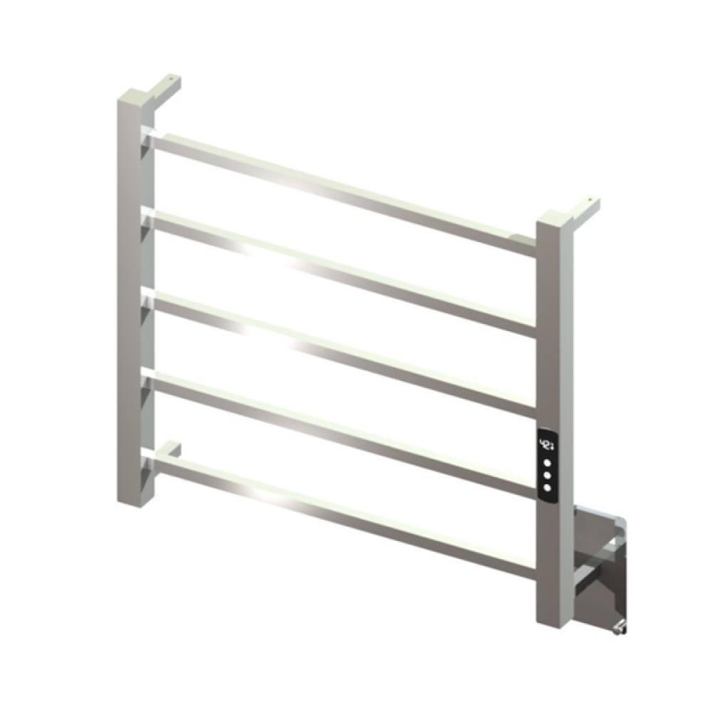 Toalheiro Térmico Fio Oculto Pequeno Quada Digital Premium Inox Polido 19.TQ17.IP - Metalworks By Crismoe