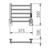 Toalheiro Térmico Fio Oculto Pequeno Quada Digital Premium Inox Polido 19.TQ17.IP - Metalworks By Crismoe - vista 2