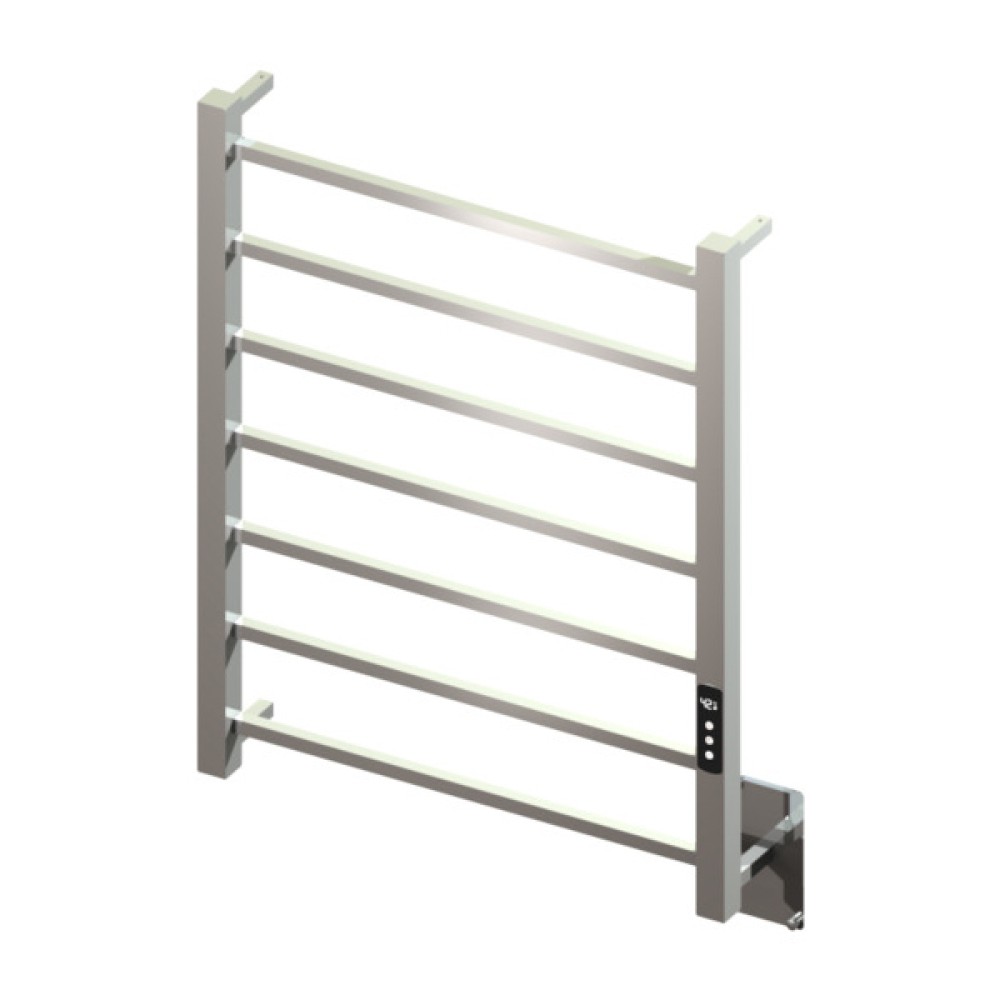Toalheiro Térmico Fio Oculto Grande Quada Digital Premium Inox Polido 19.TQ18.IP - Metalworks By Crismoe