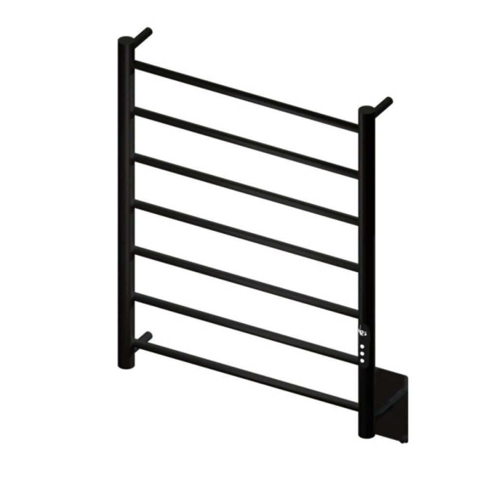Toalheiro Térmico Fio Oculto Grande Digital Ruby Bivolt Premium Preto Fosco 19.TY18.PF - Metalworks By Crismoe