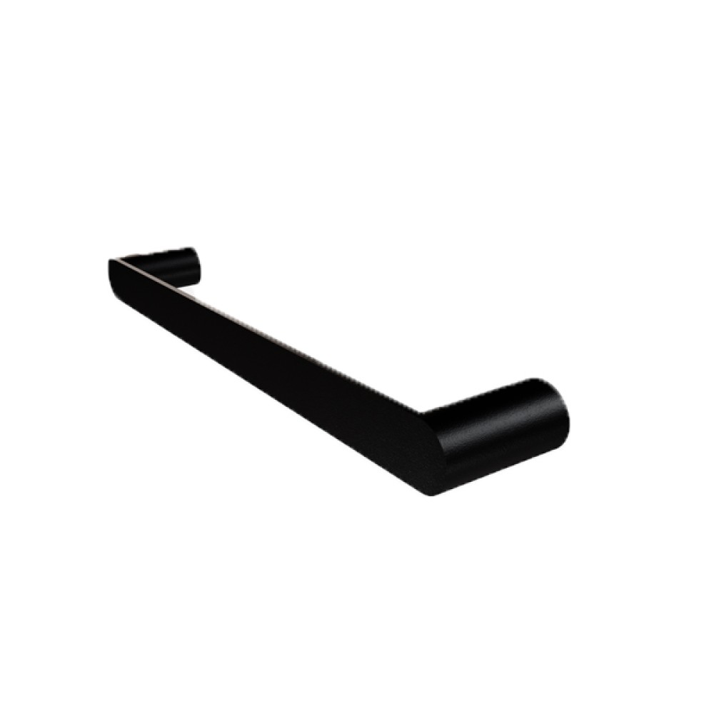 Toalheiro 20cm Vetra Preto Fosco 07.VT01.PF - Metalworks By Crismoe