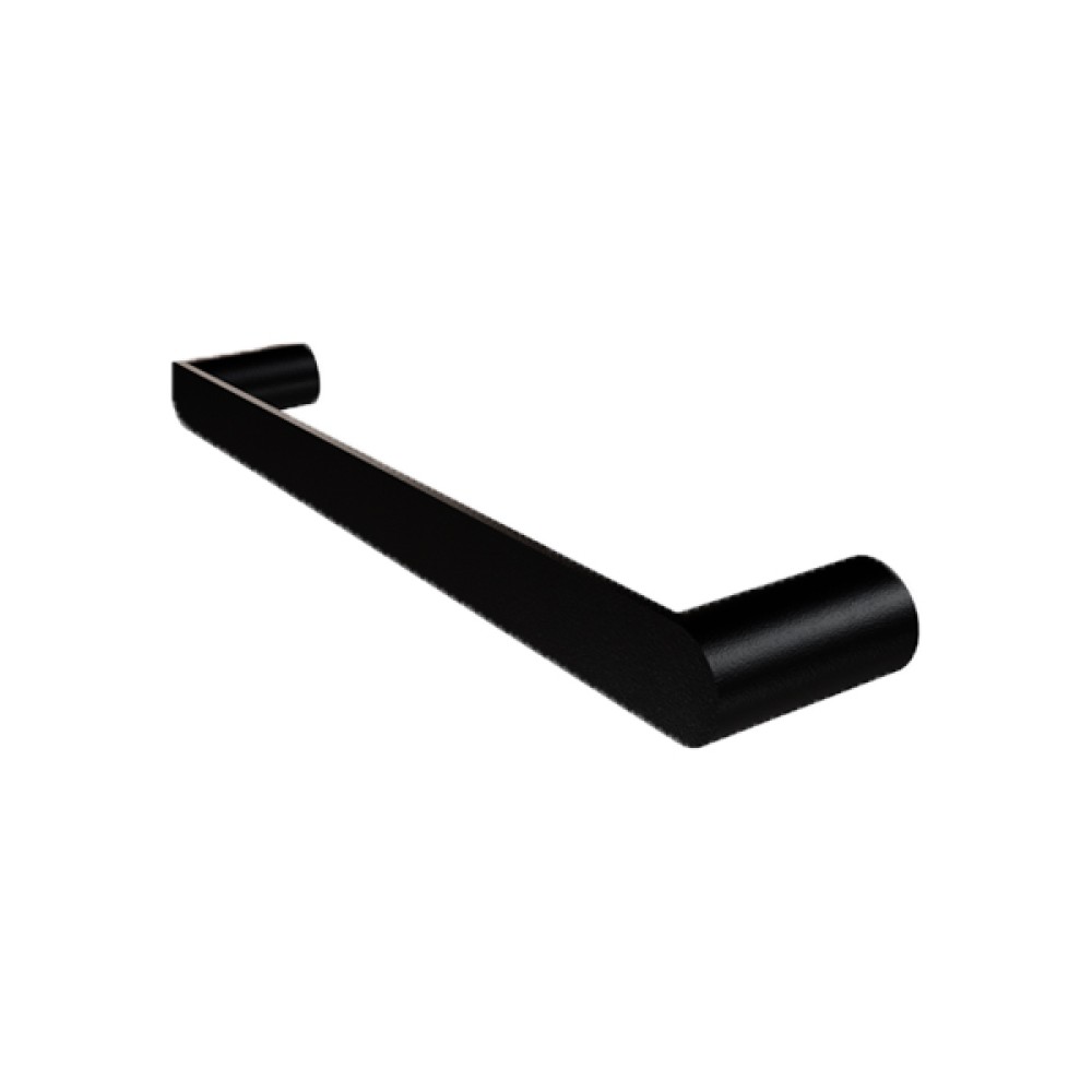 Toalheiro 30cm Vetra Preto Fosco 07.VT02.PF - Metalworks By Crismoe