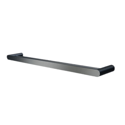 Toalheiro Duplo 60cm Vetra Grafite Acetinado Metalworks By Crismoe 09.VT02.GA