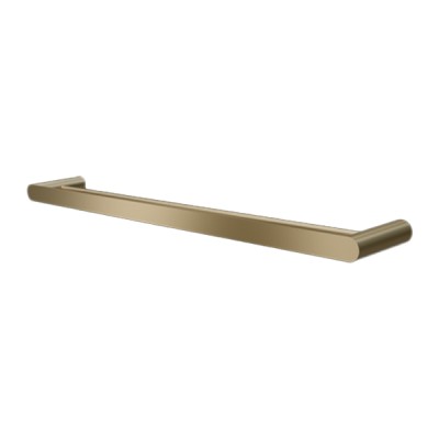 Toalheiro Duplo 60cm Vetra Ouro Acetinado 09.VT02.OA - Metalworks By Crismoe