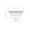 Válvula De Escoamento Para Pia Cozinha 4.1/2 Inox 1622.INX - Deca - vista 2