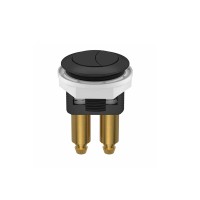 Botão Duplo Acionamento Black Matte Caixa Acoplada Deca SI.14.BL.MT