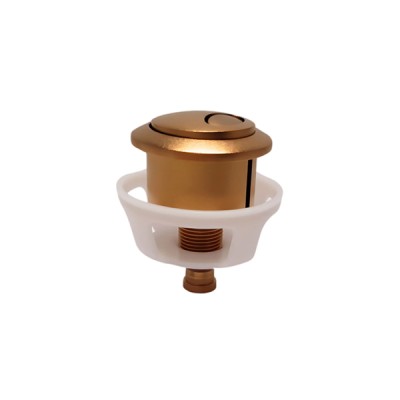 Botão Duplo Acionamento Gold Matte Caixa Acoplada Deca SI.14.GL.MT