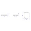Assento Termofixo Slow Close e Easy Clean Vogue Plus AP.516.17 - Deca - vista 4