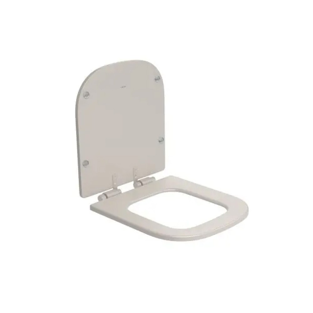 Assento Poliéster Monocromático Axis Barbante com Slow Close AP.217.BB.26 - Deca