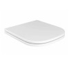 Assento Poliéster Monocromático Axis/Quadra Branco com Slow Close AP.217.BR.17 - Deca - vista 3
