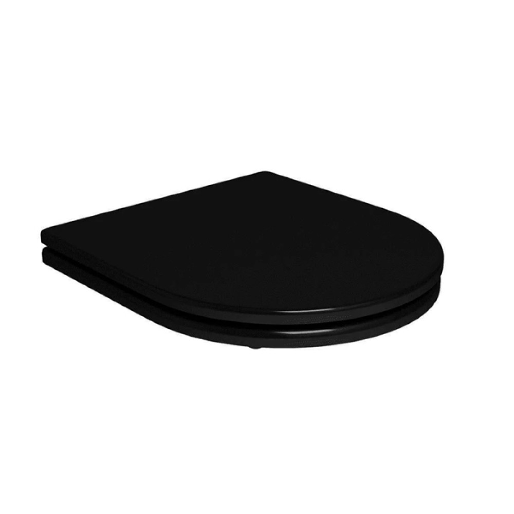 Assento Poliester Duna/Nuova/Carrara/Link /Level fixação Black Matte AP.23.BL.MT.95 - Deca