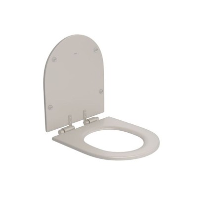 Assento Poliéster Monocromático Deca LK/Carrara Barbante com Slow Close AP.237.BB.26