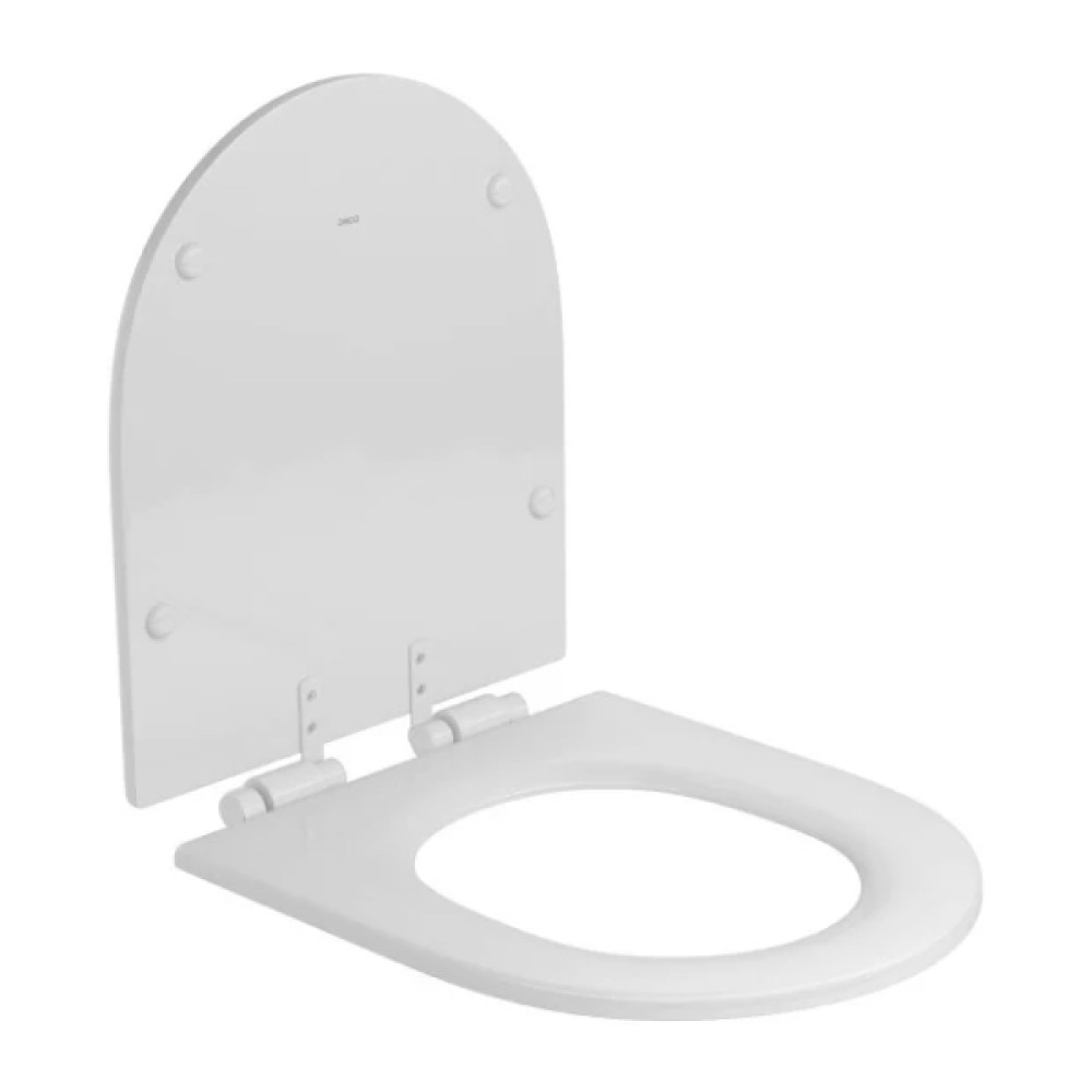 Assento Poliéster Monocromático LK/Carrara Branco com Slow Close AP.237.BR.17 - Deca
