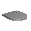 Assento Poliester Slow Close Cinza Fosco Link fixação Corten Matte AP.237.CT.MT.86 - Deca - vista 2