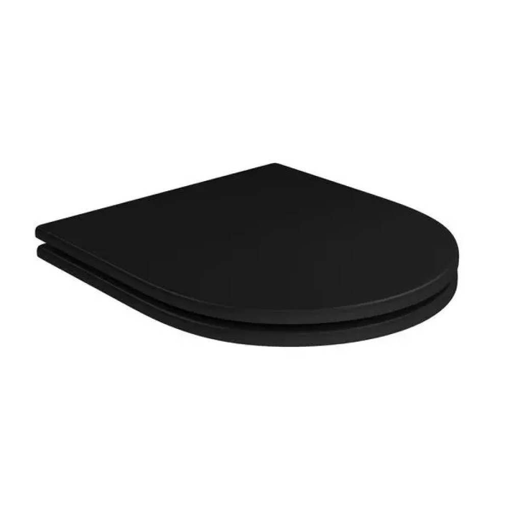 Assento Poliester Slow Close Ébano Nuova/Carrara/Link/Level Fixação Corten Matte AP.237.CT.MT.94 - Deca
