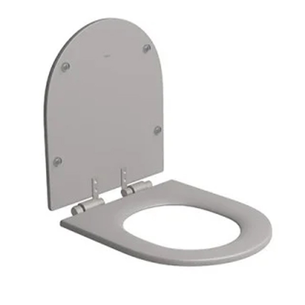 Assento Poliéster Monocromático LK/Carrara Soft Antracite com Slow Close AP.237.CZ.85 - Deca