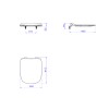 Assento Termofixo Flex Slow Close e Easy Clean Branco AP.3862.17 - Deca - vista 5