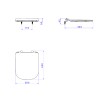 Assento Termofixo Slow Close e Easy Clean Quadra/Axis Branco AP.4162.17 - Deca - vista 5