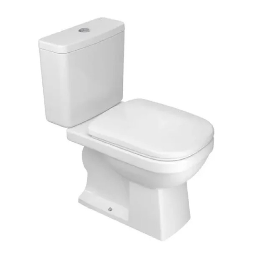 Kit Completo Bacia Quadra Com Caixa Acoplada Branco KP.211.17 - Deca