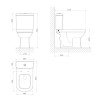 Kit Completo Bacia Quadra Com Caixa Acoplada Branco KP.211.17 - Deca - vista 4