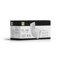 Kit Completo Bacia com Caixa Acoplada Deca Slim Total Clean Branco KP.8620.17