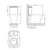 Bacia para Caixa Acoplada Ebano Axis P.470.95 - Deca - vista 2