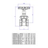 Registro de Gaveta Semi-Industrial 1 1/4” 1502.B.114 - Deca - vista 2