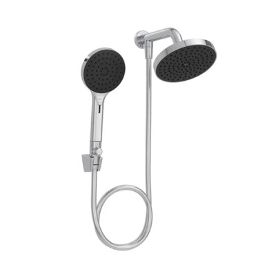 Chuveiro Redondo Parede Flex Plus Cromado Com Desviador e Ducha Manual 2083.C.DES - Deca