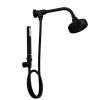 Kit Chuveiro Acqua Plus com Flexível em PVC Black Matte 1990.BLMT.STDKIT.N - Deca - vista 2