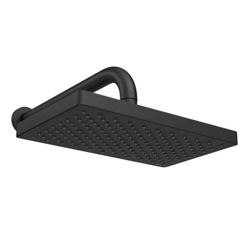Chuveiro Retangular Parede Flex Max Black Matte 2086.BL.STD.MT - Deca