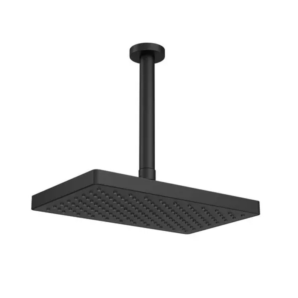 Chuveiro Retangular Teto Flex Max Black Matte 2086.BL.TET.MT - Deca
