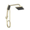 Chuveiro Retangular Parede Com Desviador e Ducha Manual Flex Max Summer Gold 2086.SM.DES.MT - Deca - vista 2