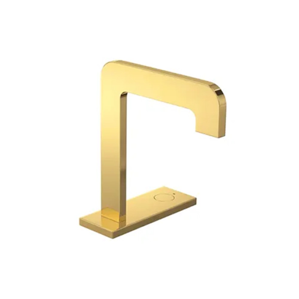 Torneira Mesa Bica Alta Lavatório Click Gold 1191.GL98 - Deca