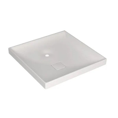 Cuba Quadrada de Sobrepor 52cm com Mesa Arthur Casas Deca Stone L.21052.M.45
