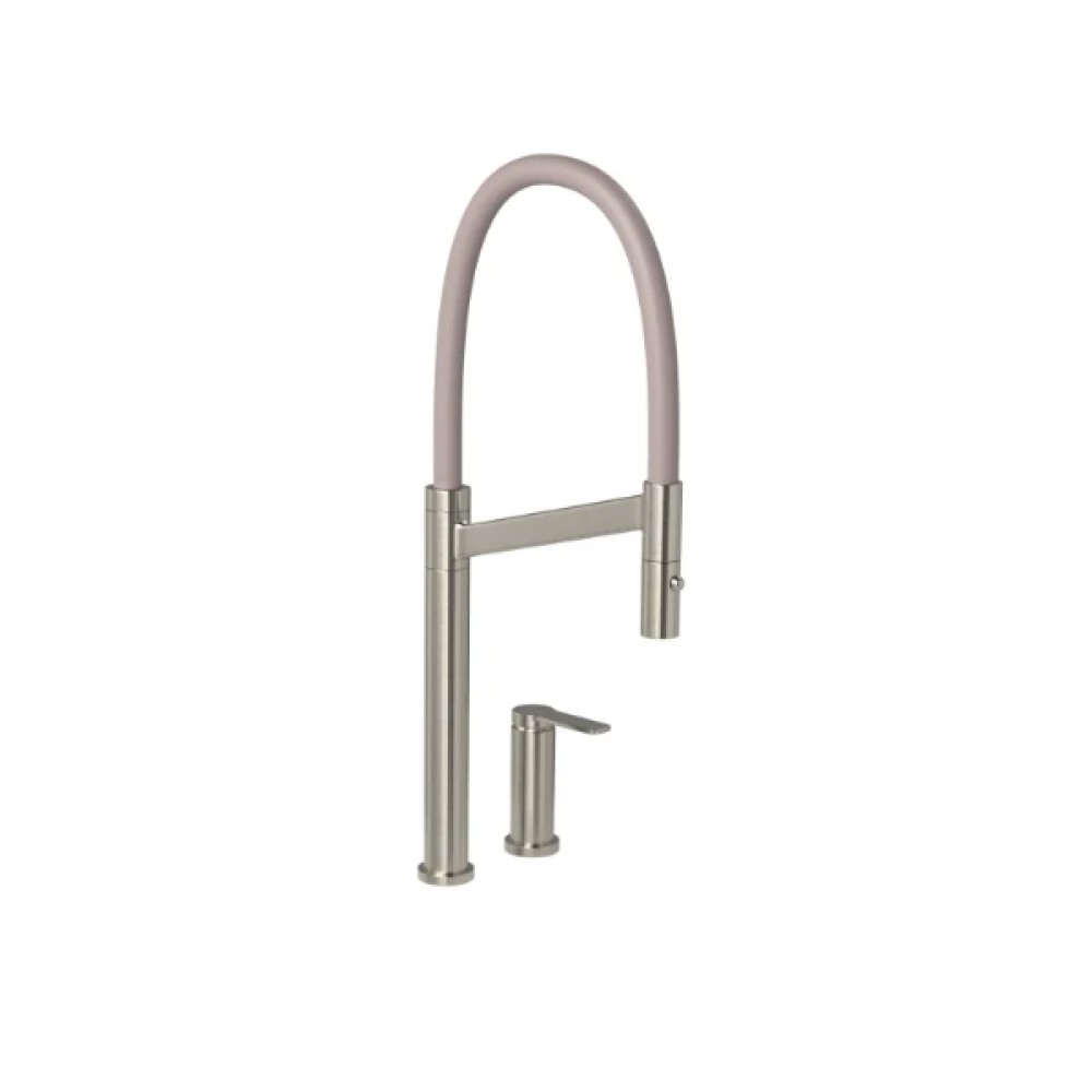 Monocomando Mesa Cozinha Bica Alta Colore Inox e Fendi 2289.INX.FD - Deca