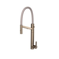 Monocomando Mesa Cozinha Bica Alta Fitro Twin Colore Corten Matte e Fendi 2241.CT.MT.FD