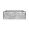 Cuba de Apoio Quadrada Etrusco Cimentícia Chumbo 40cm L.11040.ETR.63 - Deca - vista 2