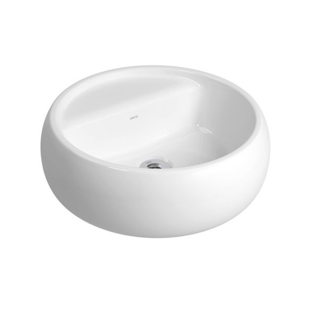Cuba Redonda Apoio com Mesa 40cm Branco Slim Bold L.12040.M.BD.17 - Deca