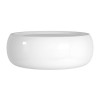 Cuba Redonda Apoio com Mesa 40cm Branco Slim Bold L.12040.M.BD.17 - Deca - vista 2