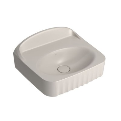 Cuba Retangular Apoio ou Suspensa Barbante com Mesa Pérola Deca 50x42cm L.13050.M.PER.26