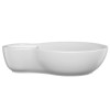 Cuba Oval de Apoio 60cm Branco Fosco Gota L.16054.GT.16 - Deca - vista 3