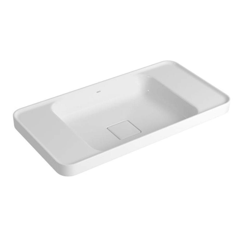 Cuba Retangular de Sobrepor 62cm Branco Slim L.23062.MDE.17 - Deca