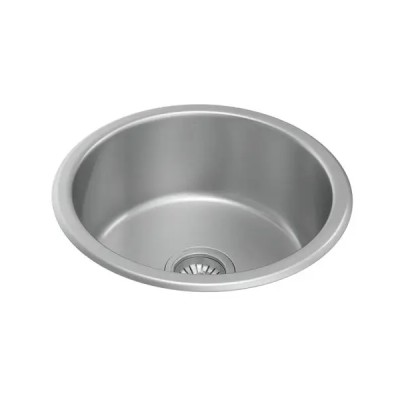 Cuba de Cozinha Redonda Deca 40cm Facile Inox CC.610.40.RED.INX