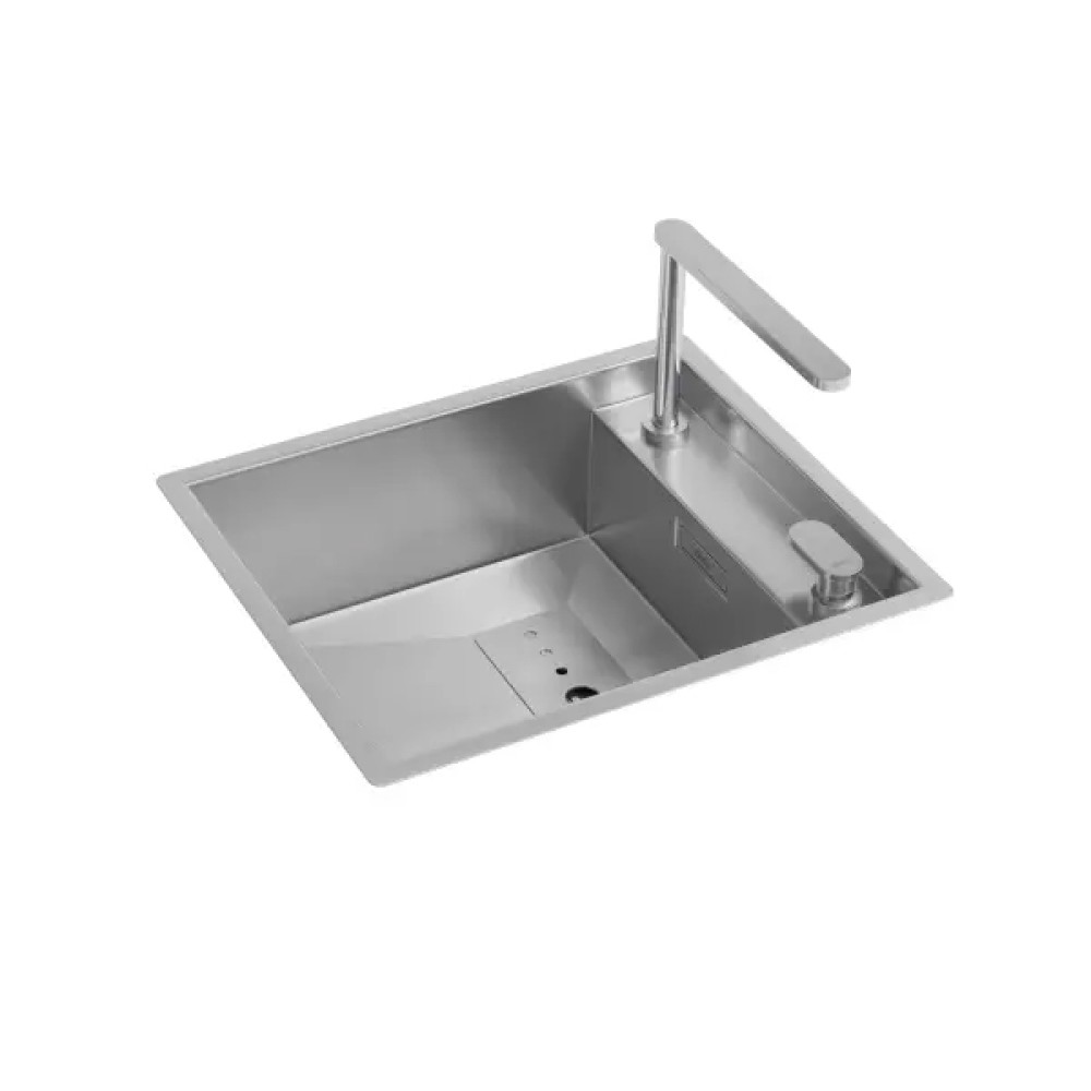 Cuba Inox com Torneira Supra Hide - Deca