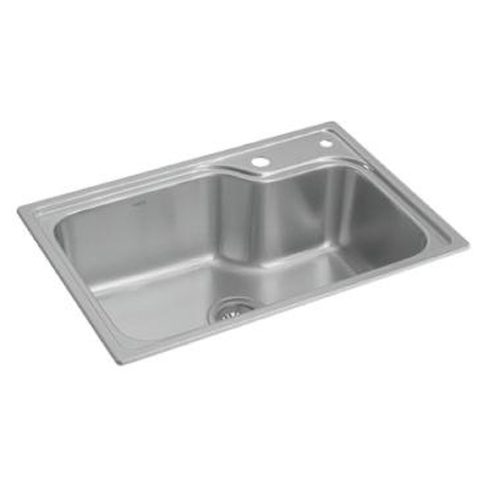 Cuba de Cozinha Retangular c/Deck 60x40cm Facile Inox CC.660.60.DK.INX - Deca