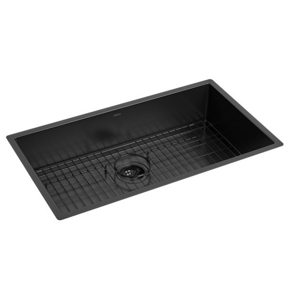 Cuba de Cozinha Retangular 75x40cm Suprema Black Matte CC.670.75.BLMT - Deca