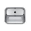 Tanque Inox 50x40cm Facile Inox TQ.690.50.INX - Deca - vista 3