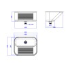 Tanque Inox 50x40cm Facile Inox TQ.690.50.INX - Deca - vista 4