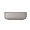 Cuba Slim Apoio Retangular 40cm Cinza Antracite L.13040.85 - Deca - vista 3